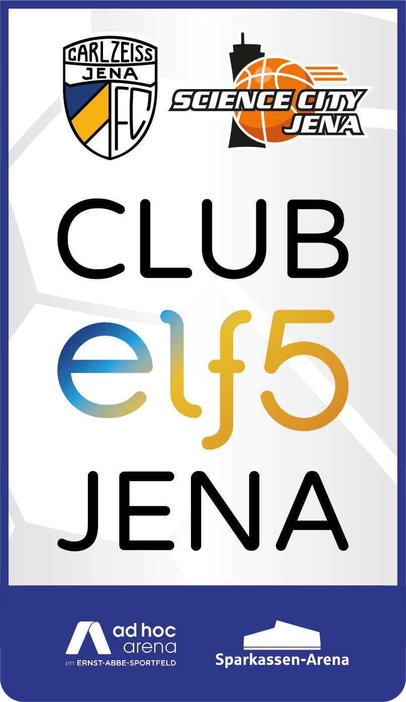 Wir unterstützen den CLUB elf 5 Jena