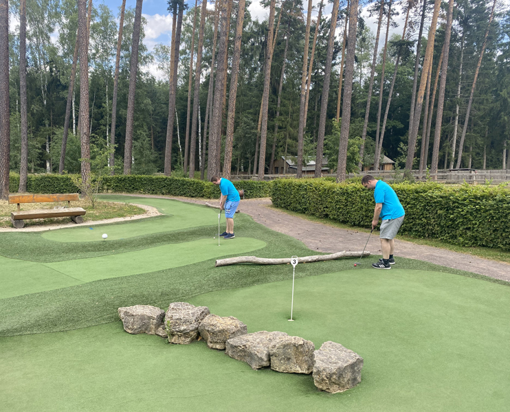 Bild vom Minigolf Teamevent 2023