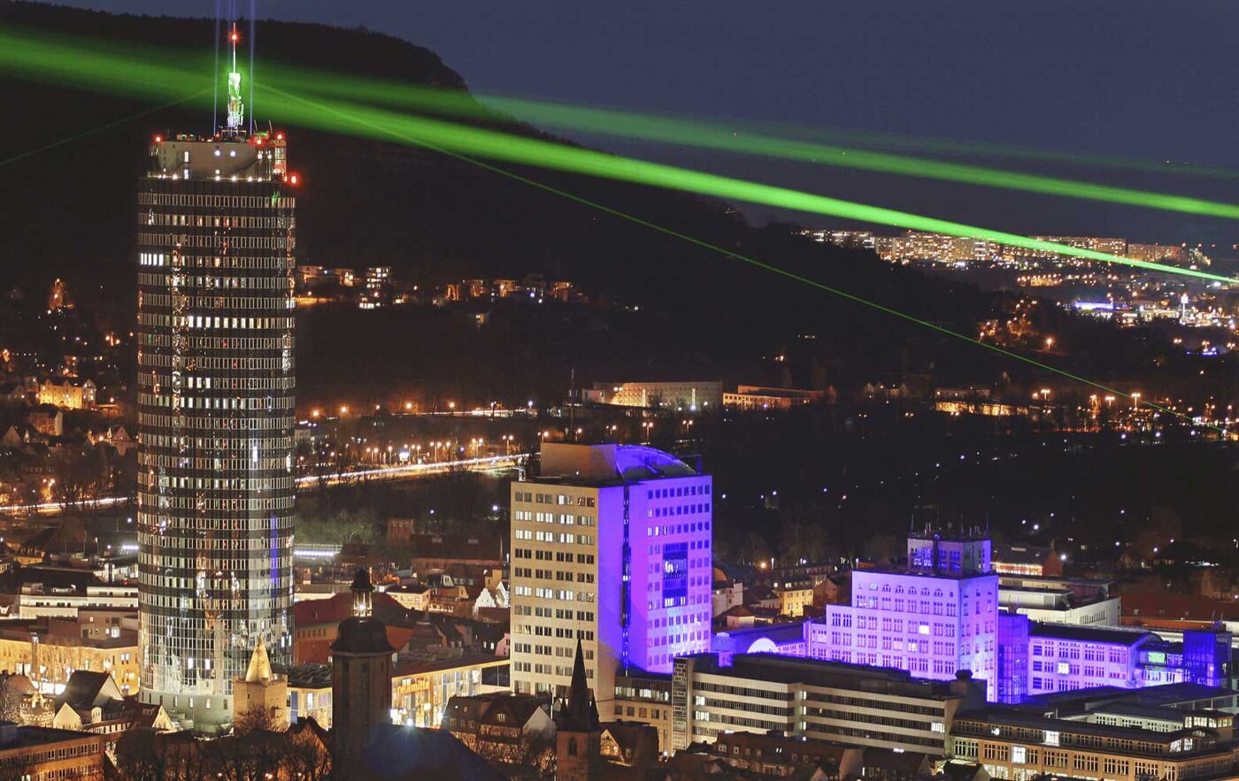 Foto von Jena Foto von Jena bei Nacht